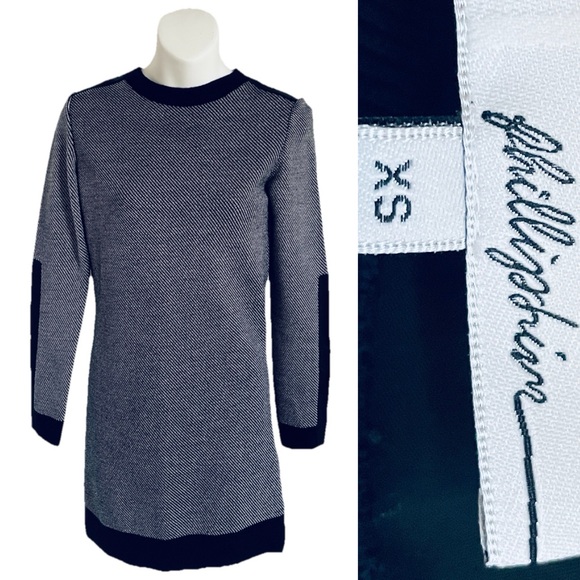 3.1 PHILLIP LIM Luxury Designer Knit and Silky Pleated Back DRESS Size XS EUC - Picture 1 of 16